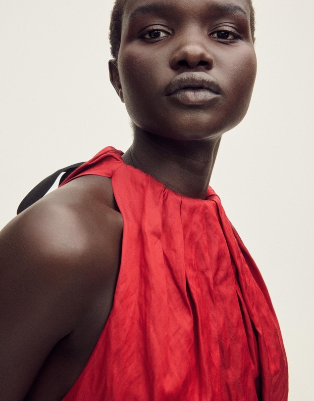 M.N.G - Nils Halter Dress With Bow Detail