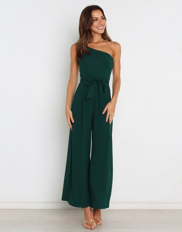 Petal & Pup - Leyton Jumpsuit - Emerald