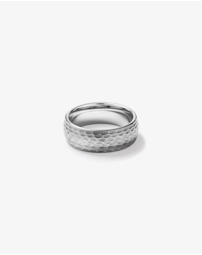 Michael Hill - 8mm Hammered Wedding Band in Tungsten