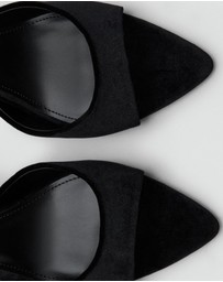 M.N.G - Velvet Pointed Heels