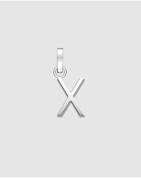 Rosefield - Pendant Silver Tone Letter X