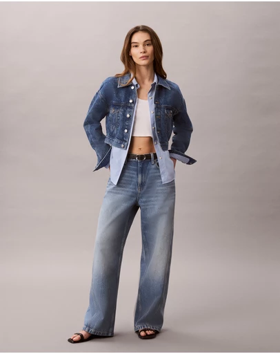 Calvin Klein Jeans - Twisted Seam Low Rise Baggy Jeans