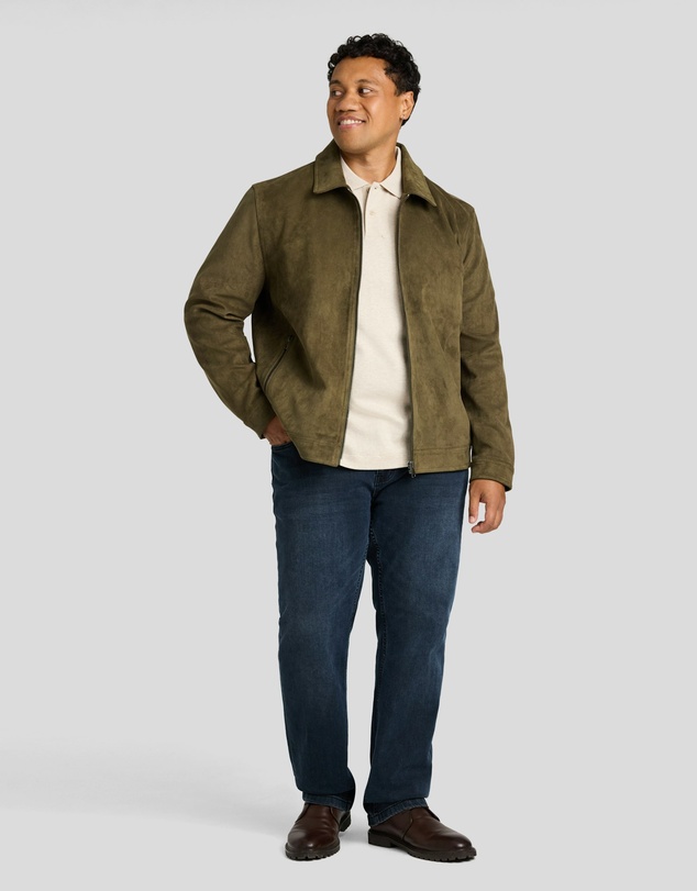 Johnny Bigg - Faux Suede Leather Jacket