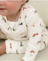 Kynd Baby - Day Or Night Onesie in Dachshund