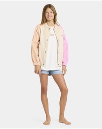 Billabong - Girls 6 to 16 Old Dayz Corduroy Jacket