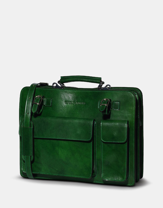 Republic of Florence - Munich Green Briefcase