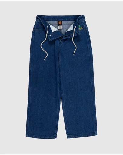 Santa Cruz - Multi Cruz Stack Alien Jeans - Kids