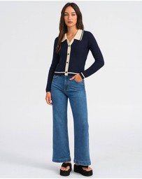 ONLY - Zoe Collared Knit Cardigan