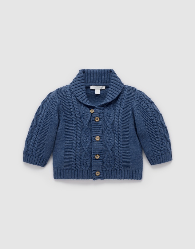 Purebaby - Cosy Cardigan -Kids-Babies