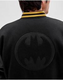 GUESS Originals - GUESS Originals x Batman Black Letterman Jacket