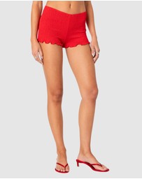 EDIKTED - Valentina Scrunch Shorts