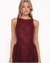 Petal & Pup - Denny Maxi Dress - Burgundy