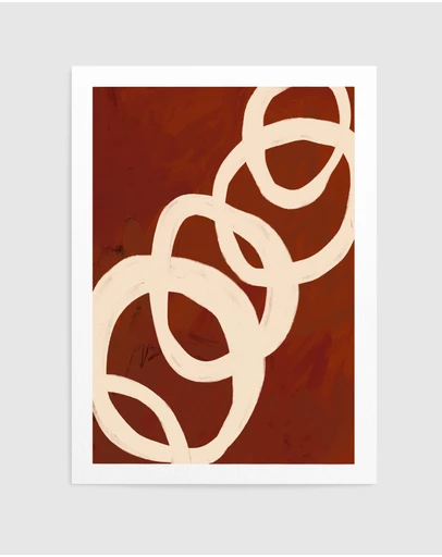 Olive et Oriel - Simple Palm Tree by Treechild Art Print
