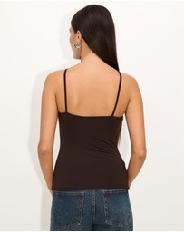 Dazie - Leni Cut Out Halter Top