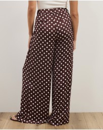 Atmos&Here - Fiona Polka Dot Tailored Trousers