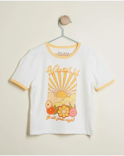 PLAY etc - What If Ringer Tee - Kids-Teens