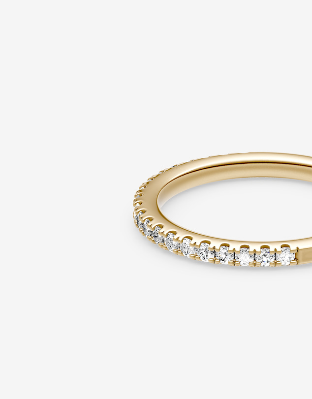 Michael Hill - Wedding Band with 0.34 Carat TW of Diamonds in 14kt Yellow Gold