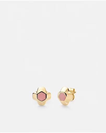 Daniel Wellington - North Star Earrings Small Apricot Enamel