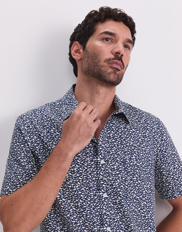 Sportscraft - Shoal Short Sleeve Liberty Print Shirt
