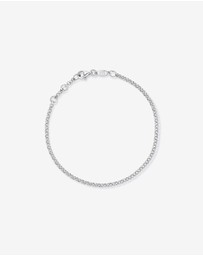 Michael Hill - Oval Belcher Bracelet in Sterling Silver