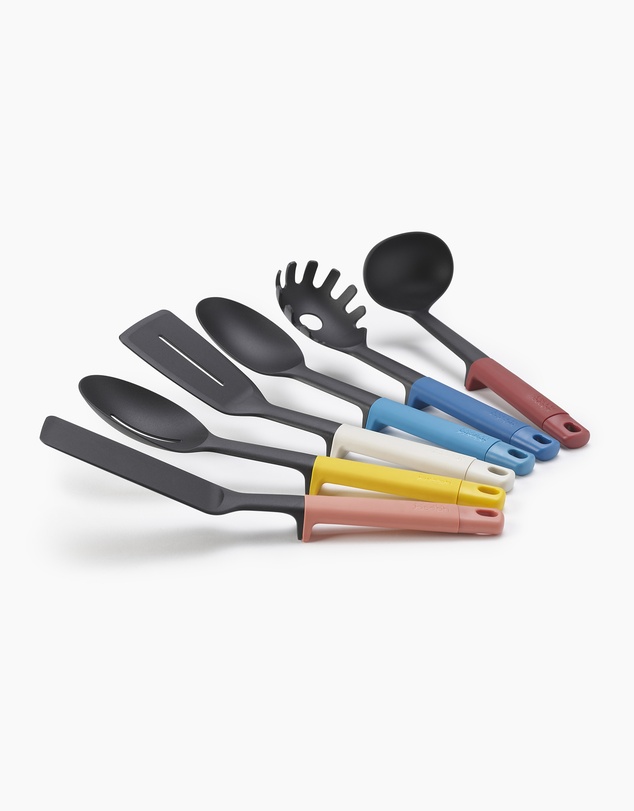 Joseph Joseph - Elevate™ Carousel 6-piece Utensil Set with Rotating Storage Stand (Multicolour)