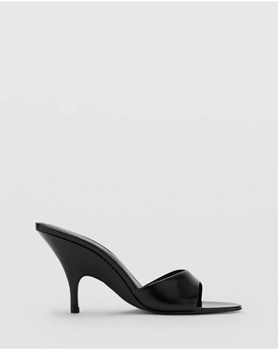 M.N.G - Leather Wedge Heels