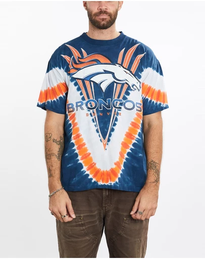 Vintage by The Real Deal - Pre Loved - Vintage NFL Denver Broncos Tie Dye Tee