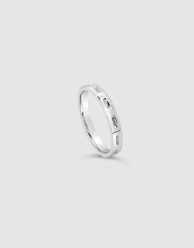 Ichu - Personalised Letter I Ring