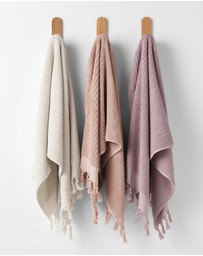 Aura Home - Paros Rib Bath Towel Set