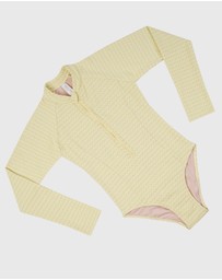 Aqua Blu Kids - Stepping Stones Long Sleeve One Piece - Teens