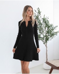 Esther & Co - Marifi Knit Dress - Black