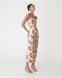 Forcast - Priya Strapless Column Dress