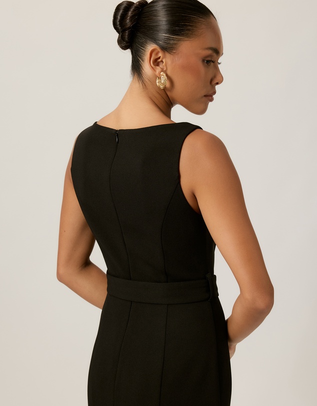 Tussah - Jasmyn Crepe Bodycon Midi Dress
