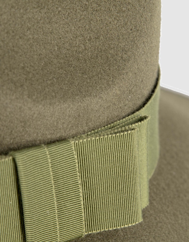 Max Alexander - Wide Brim Olive Winter Hat