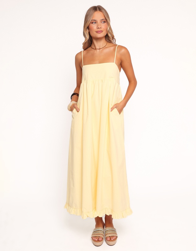 Petal & Pup - Miuccia Maxi Dress - Butter Yellow