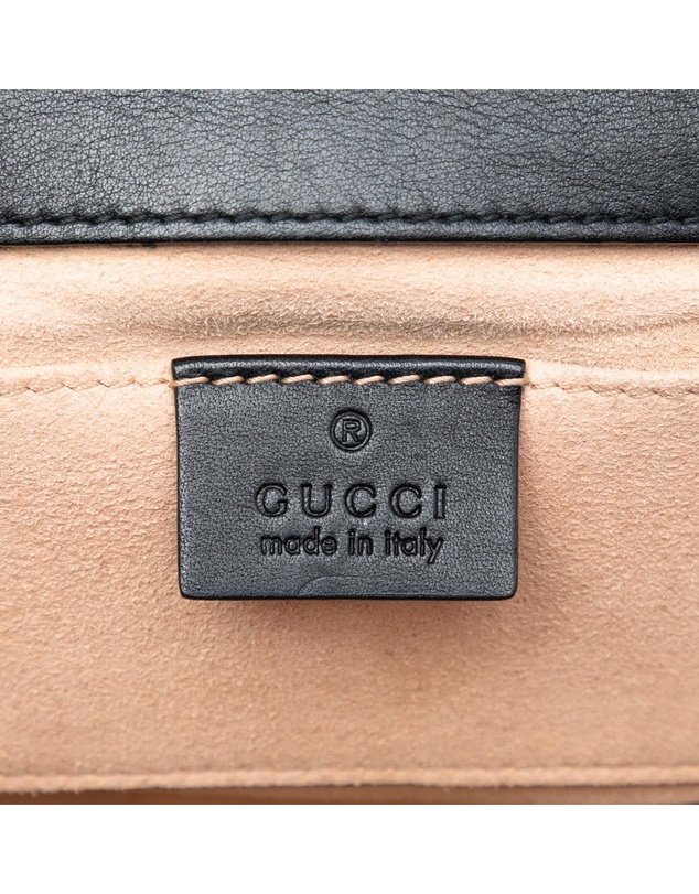 Pre-Loved by Azura Reborn - Pre-Loved Small GG Supreme Bee Padlock Crossbody