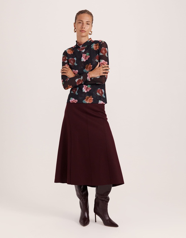 SABA - Bettina Long Sleeve Mesh Top