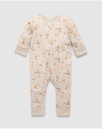 Purebaby - Thick Pyjama Sleep Growsuit -Kids-Babies