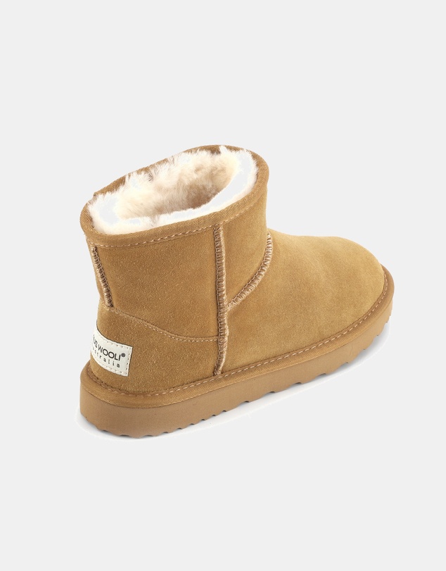 AusWooli Ugg Boots - Bondi Sheepskin Signature Short Ankle Boots