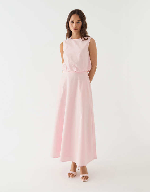 Forcast - Kenya 2 Ruched Linen Top