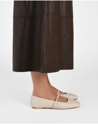 Jo Mercer - Sailor Ballet Flats