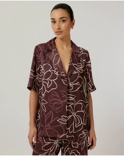 Calli - Sam Satin Shirt
