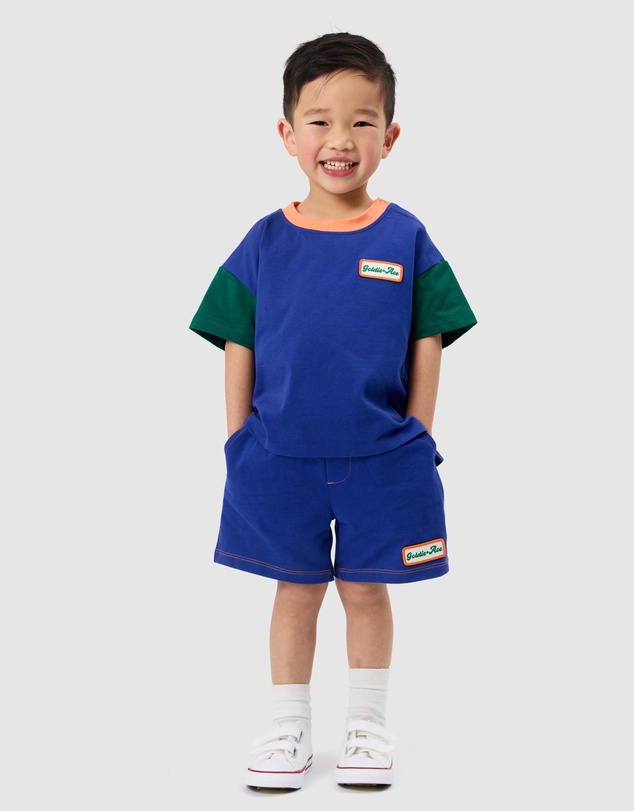 Goldie + Ace - Lightweight Jersey Grown on Waist Shorts - ICONIC EXCLUSIVE - Babies-Kids