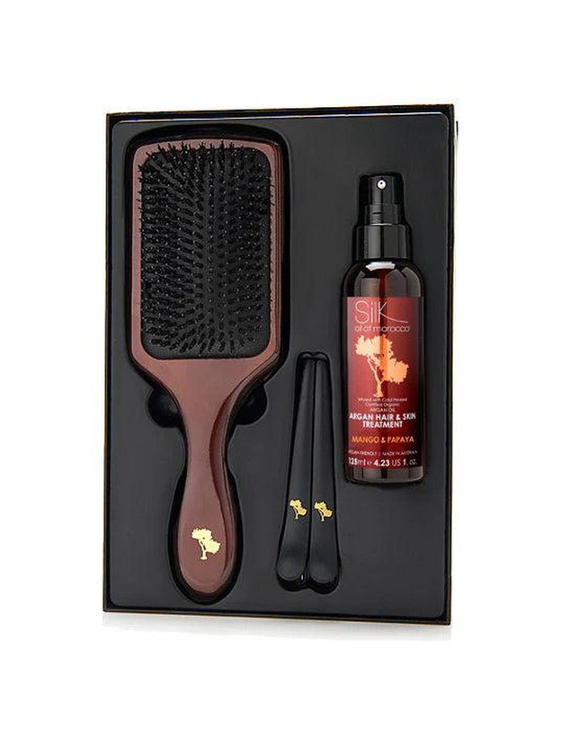 Silk Oil of Morocco - Mango & Papaya Argan Styling & Treatment Set