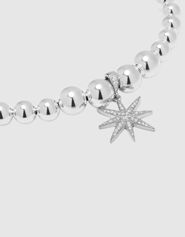 Nialaya Jewellery - Twilight Star Silver Choker