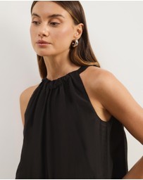 Atmos&Here - Paloma Voile Halter Neck Top