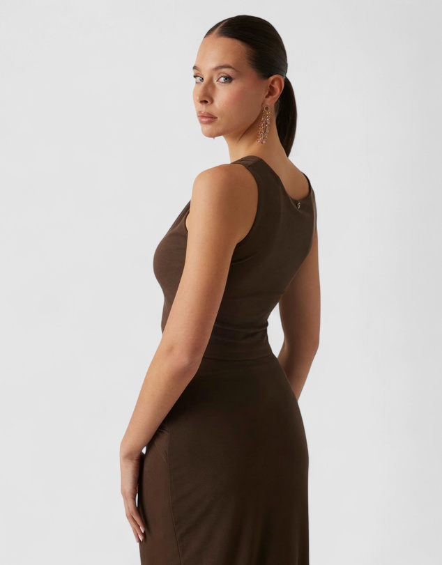 GUESS - Aimee Short Sleeve Jewel Draped Top
