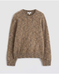 COS - Space-Dyed Mohair-Blend Crew-Neck Jumper