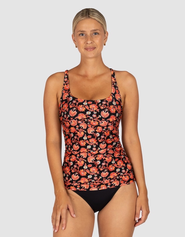 Baku Swimwear - Flamenco D-E Cup Ruched Underwire Singlet Top