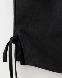 M.N.G - Linen Top with Ties
